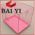 Dog Cage Crate Paleta dobrável com Divider Pet Puppy Pen ABS Bandeja Pan